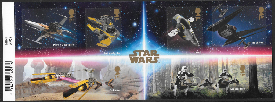 (image for) MS4303 2019 Star Wars Barcoded Miniature Sheet